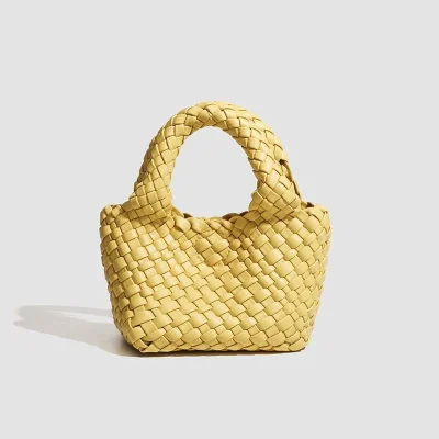 Handwoven Leather Tote Bag – Timeless Elegance with Artisan Craftsmanship